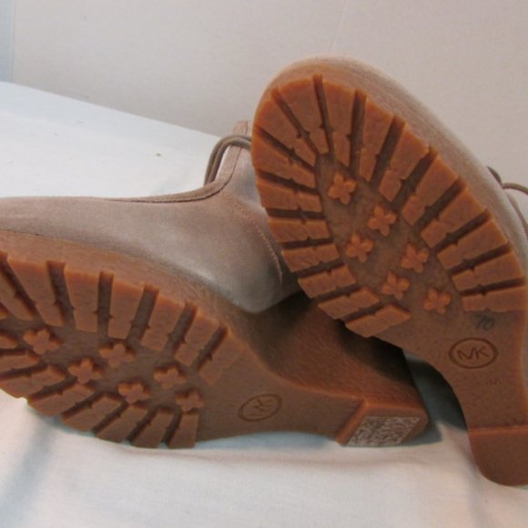 Michael Kors Rory Wedge Suede Bootie - Picture 9 of 11